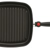Piardi Vulcano Grey Grill Pan With Reclinable Handle 28x28cm Piardi Vulcano Grey Grill Pan With Reclinable Handle 28x28cm