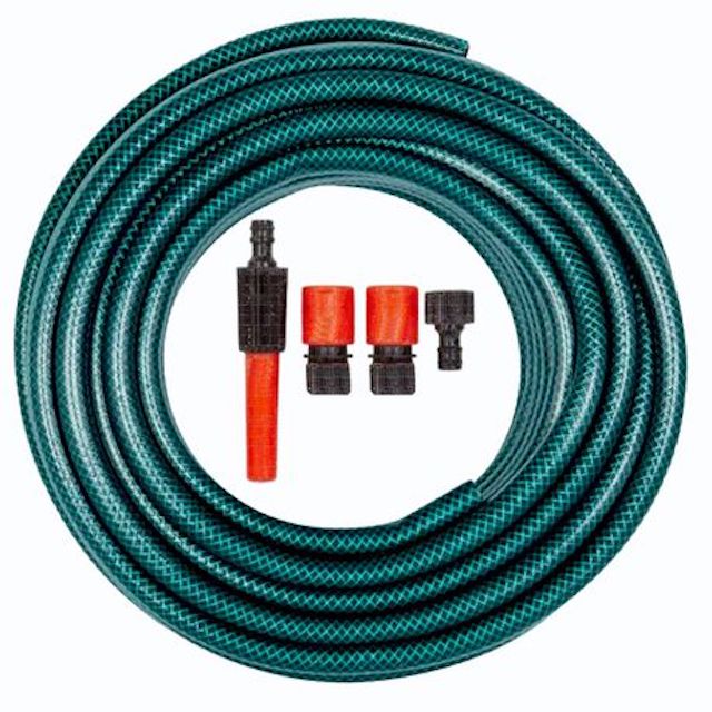 ZEE – Garden Hose Pipe Set with Attachment Fittings – 20m