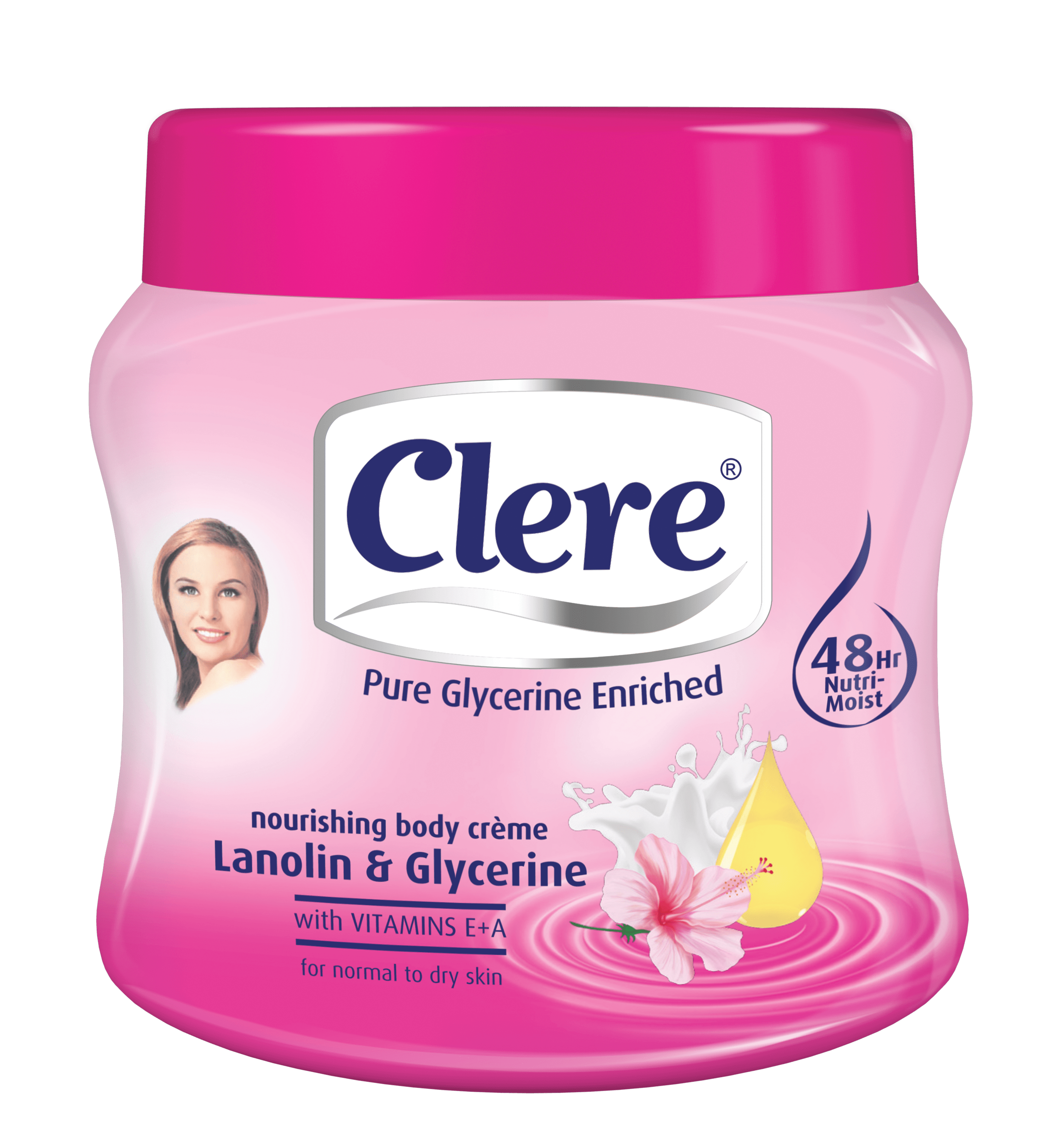 Clere Body Creme – Lanolin and Glycerine 500ml