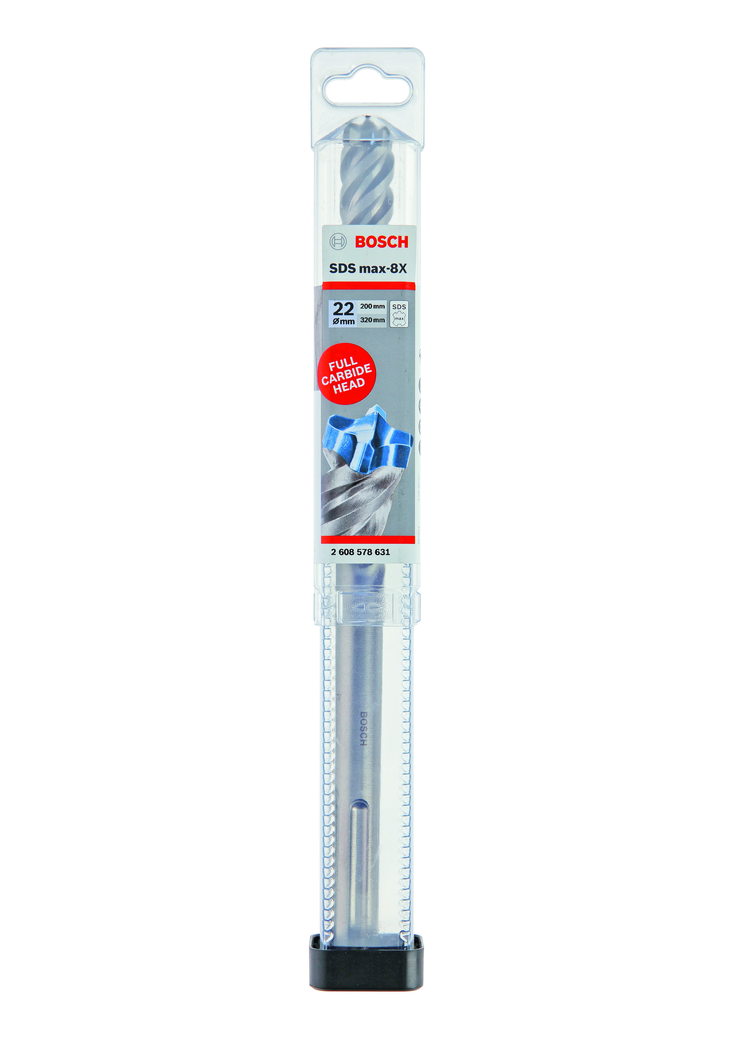 SDS Max-8X Hammer Drill Bit 22 x 200 x 320 mm