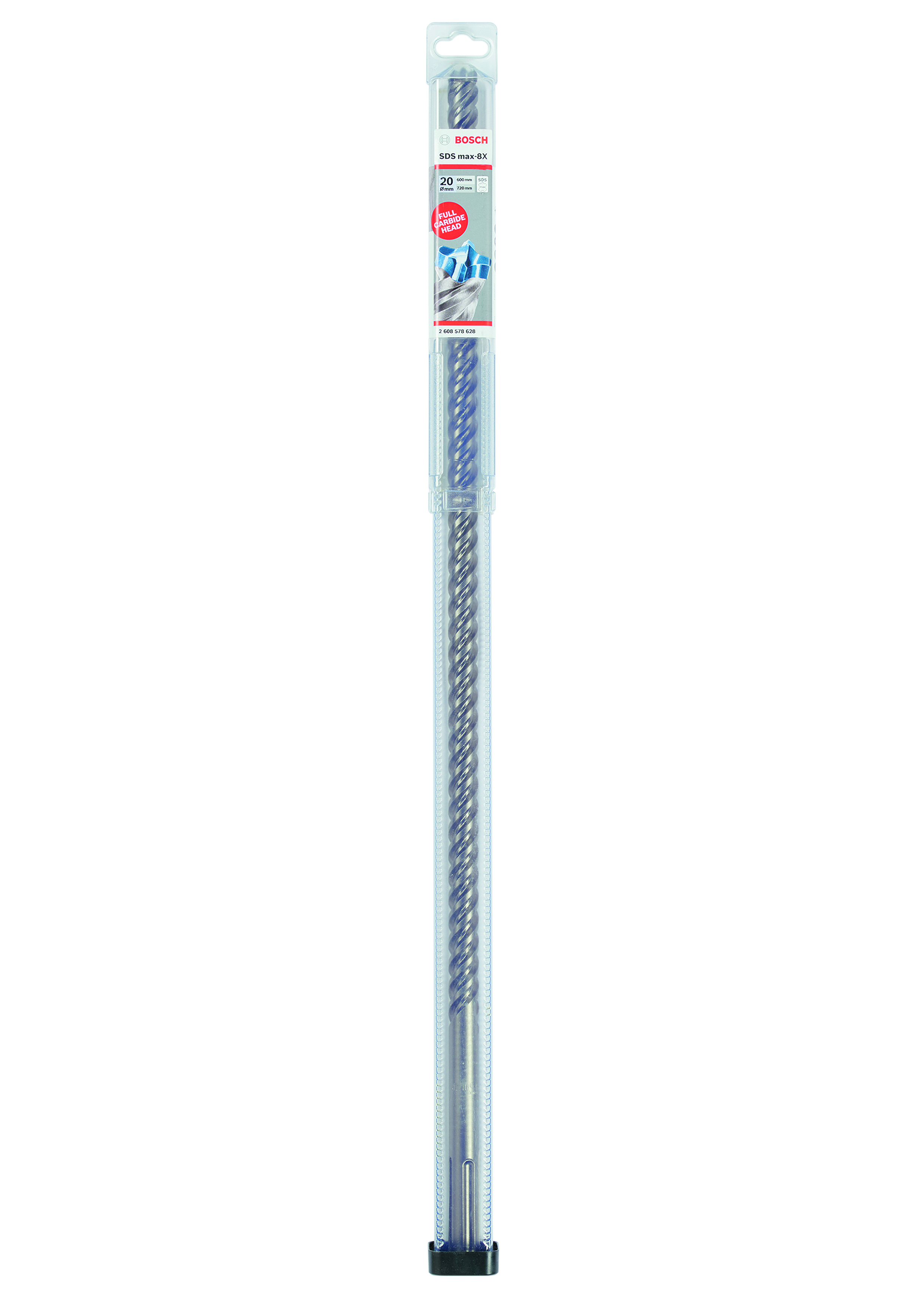 SDS Max-8X Hammer Drill Bit 20 x 600 x 720 mm