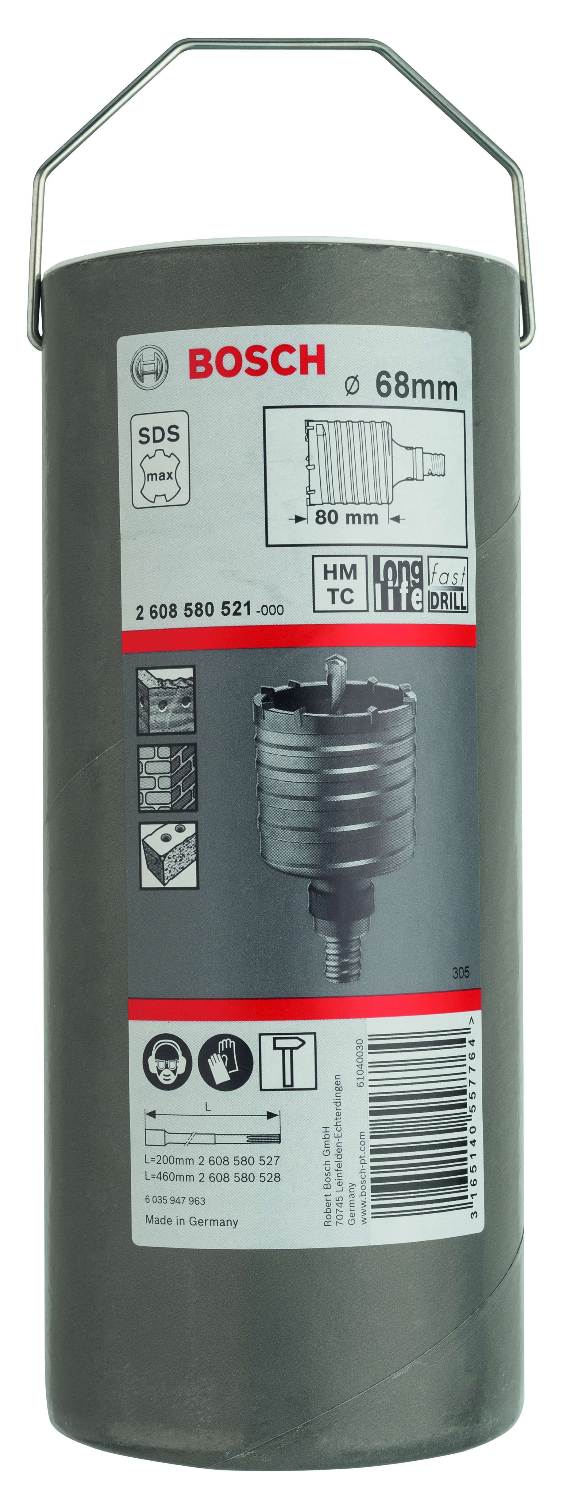 SDS-Max-9 68mm Max 2 Piece Core Cutter