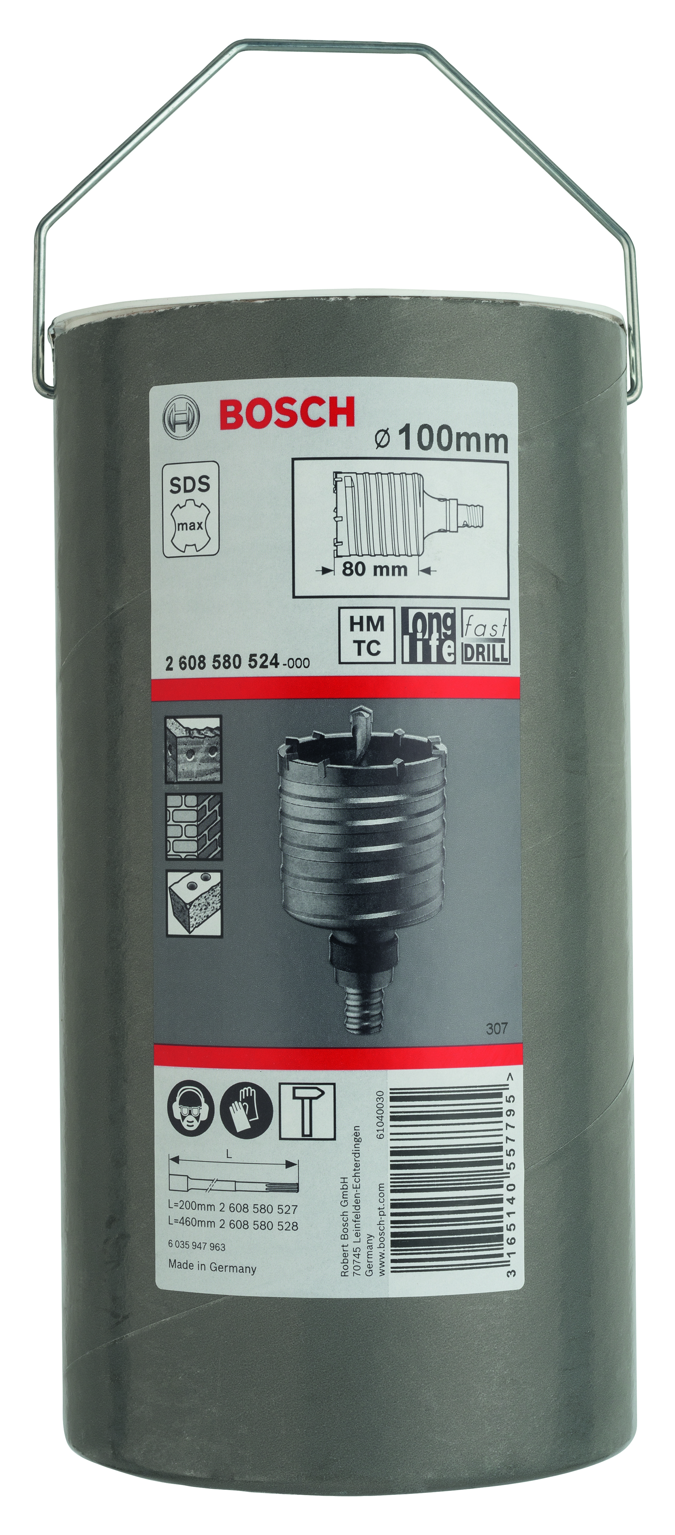 SDS-Max-9 100mm Max 2 Piece Core Cutter