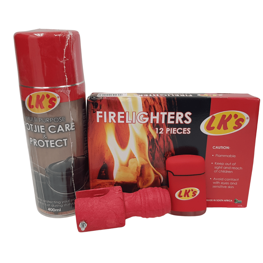 Potjie Care & Protect, Potjie Knob, LK’s Lighter & Firelighters