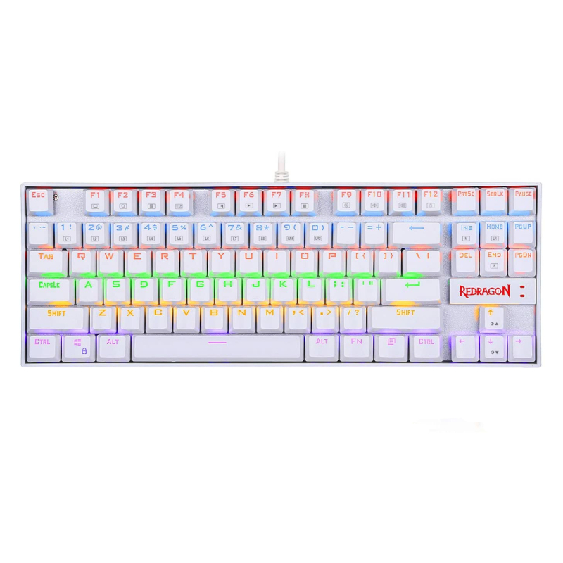 Redragon KUMARA RGB Mechanical Gaming Keyboard Optical Switches – White