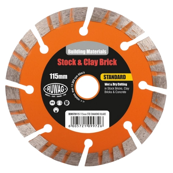 Ruwag – Diamond Blade / Standard Diamond Cutting Blade – Pack of 10 (115mm)