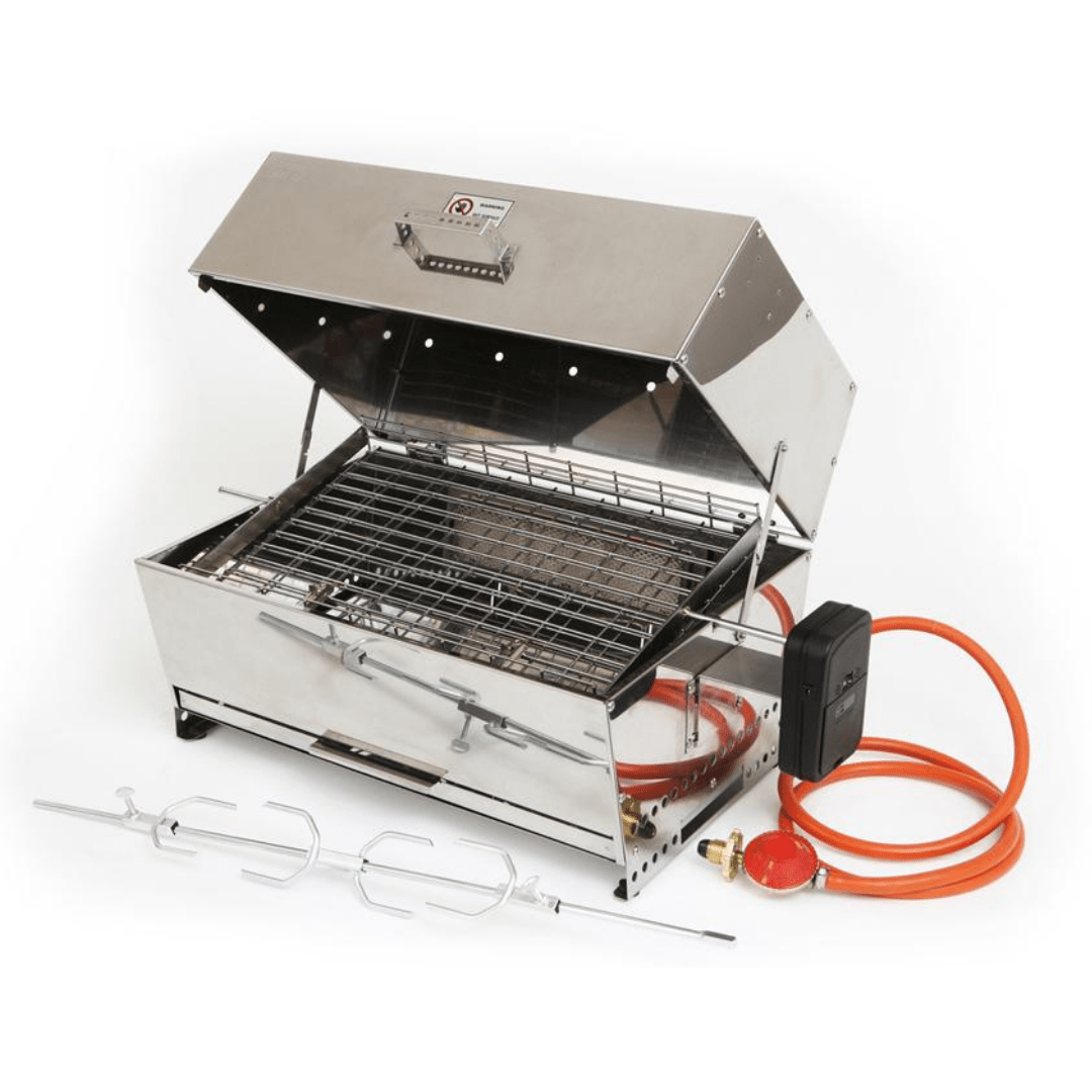 LK’S Rotisserie Braai – Gas – 430 Stainless Steel