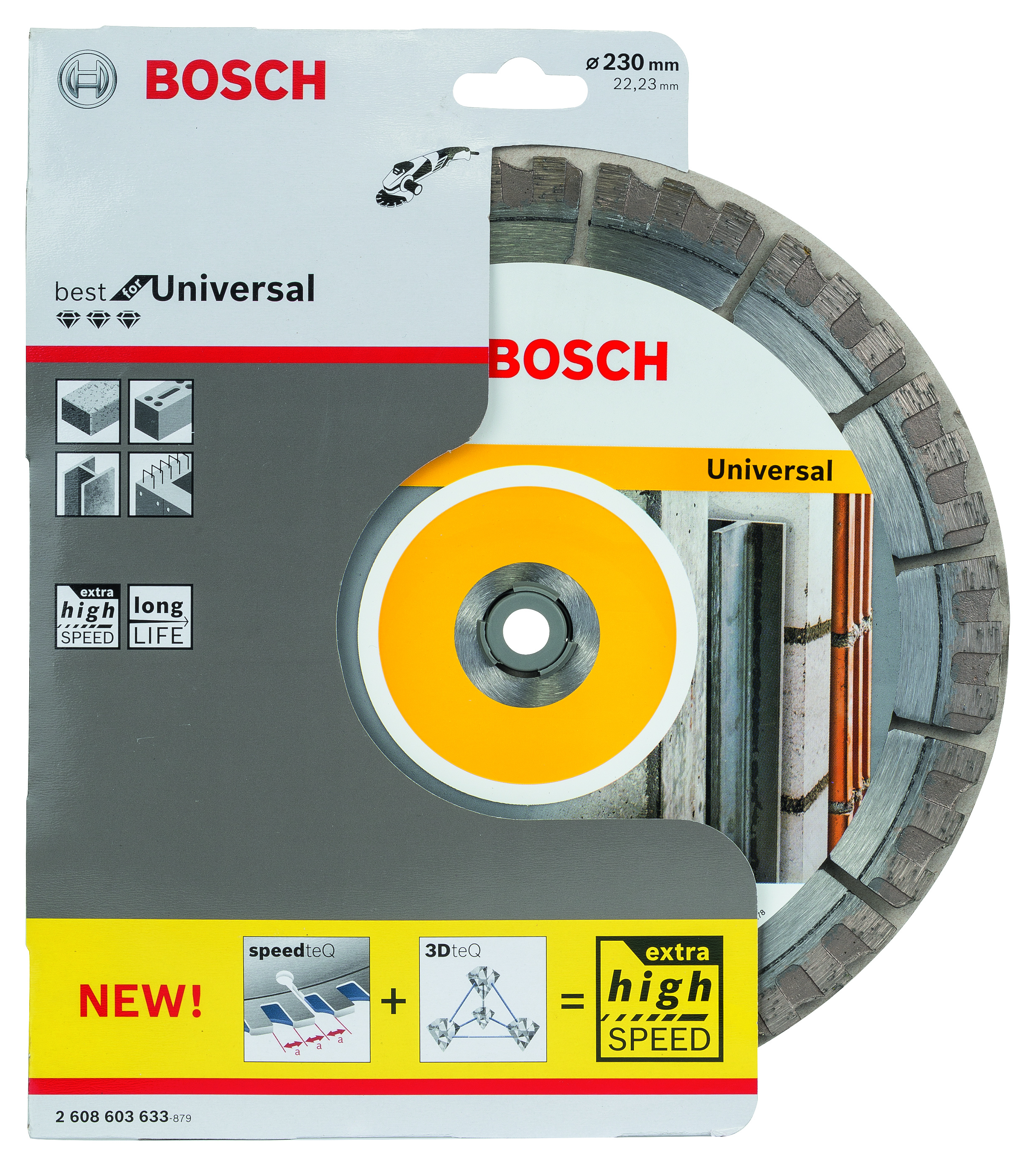 Diamond cutting disc Best for Universal 230 x 22,23 x 2,4 x 15 mm