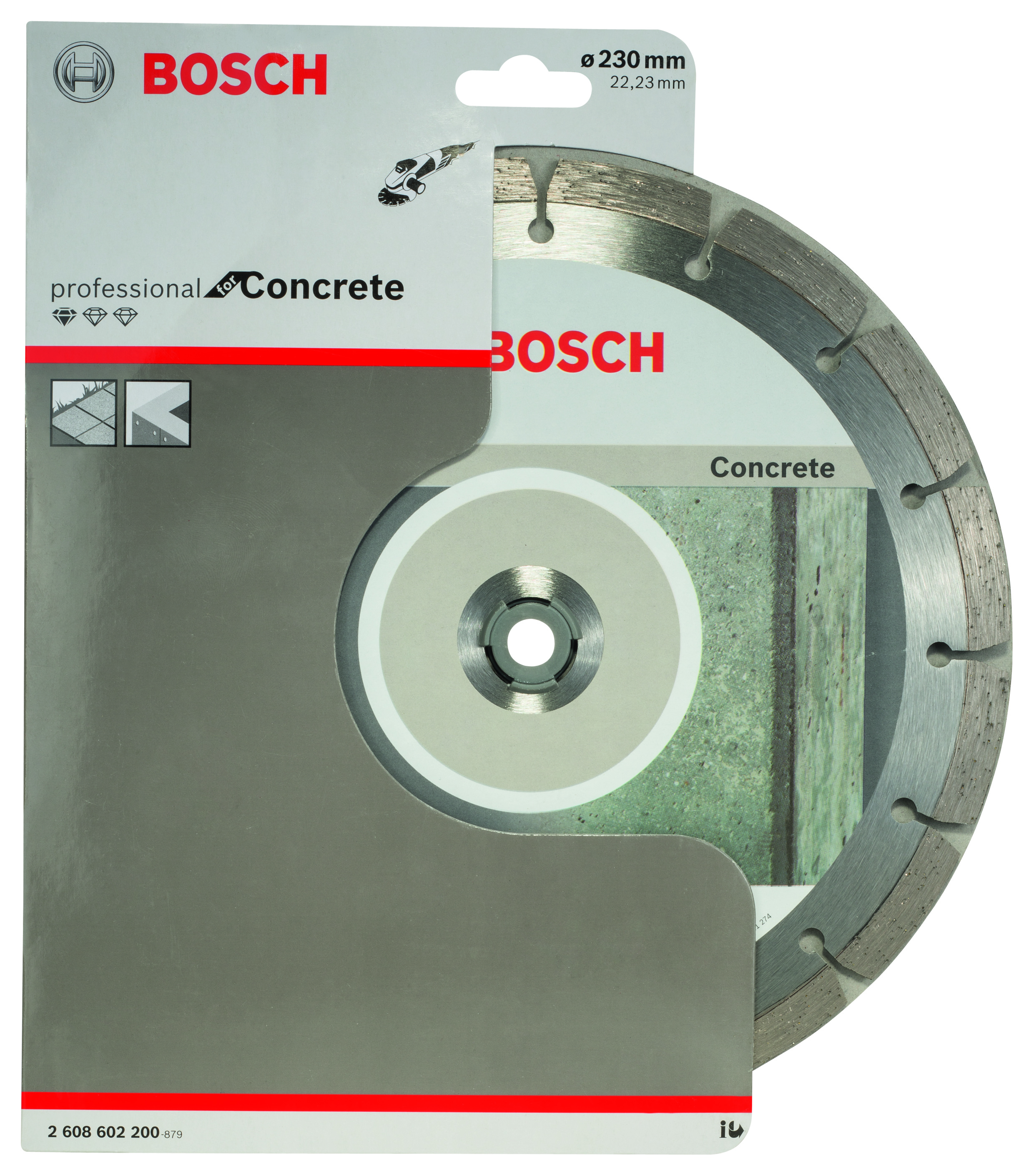 Standard for Concrete diamond cutting disc 230 x 22,23 x 2,3 x 10 mm