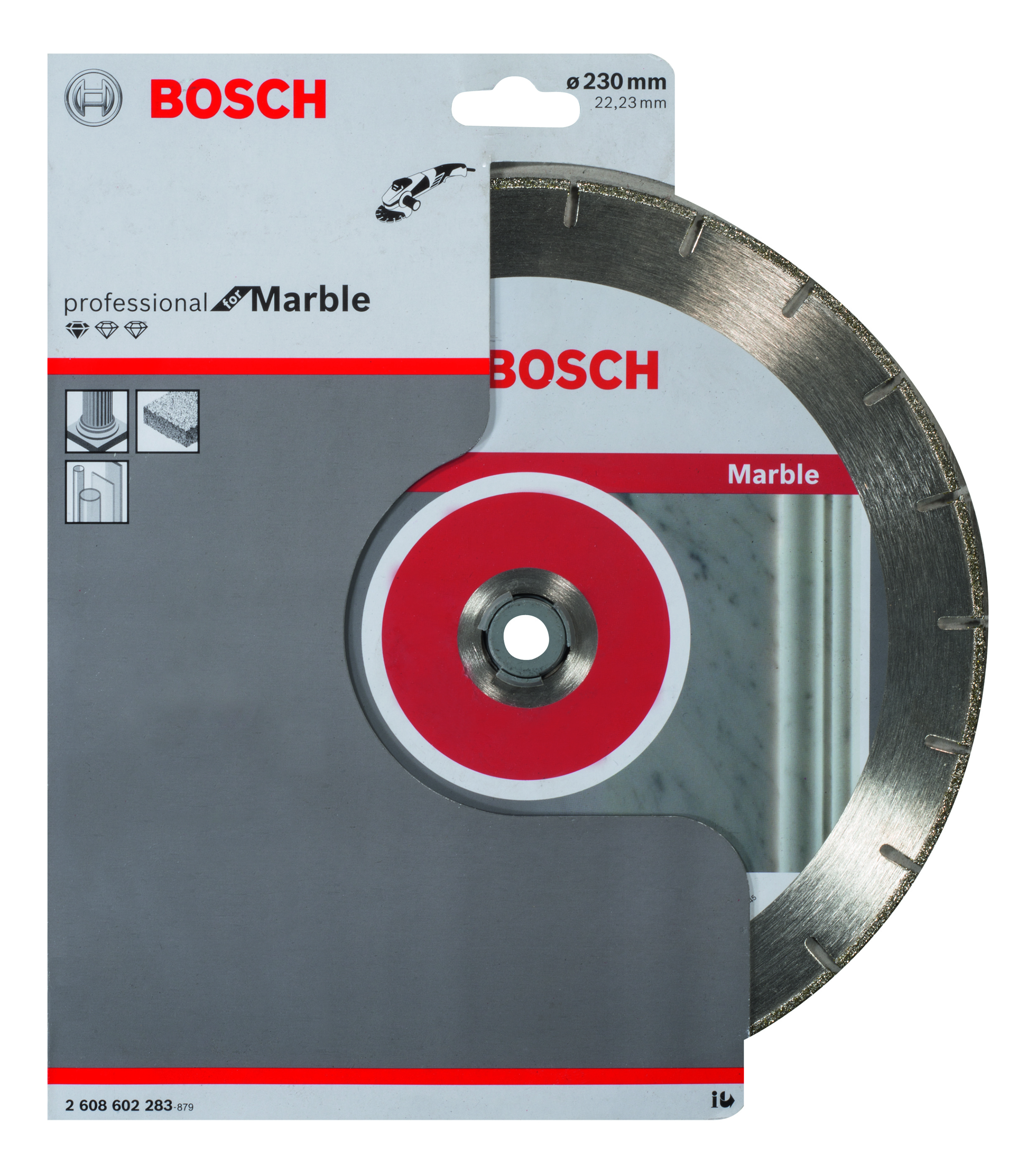 Standard for Marble diamond cutting disc 230 x 22,23 x 2,8 x 3 mm