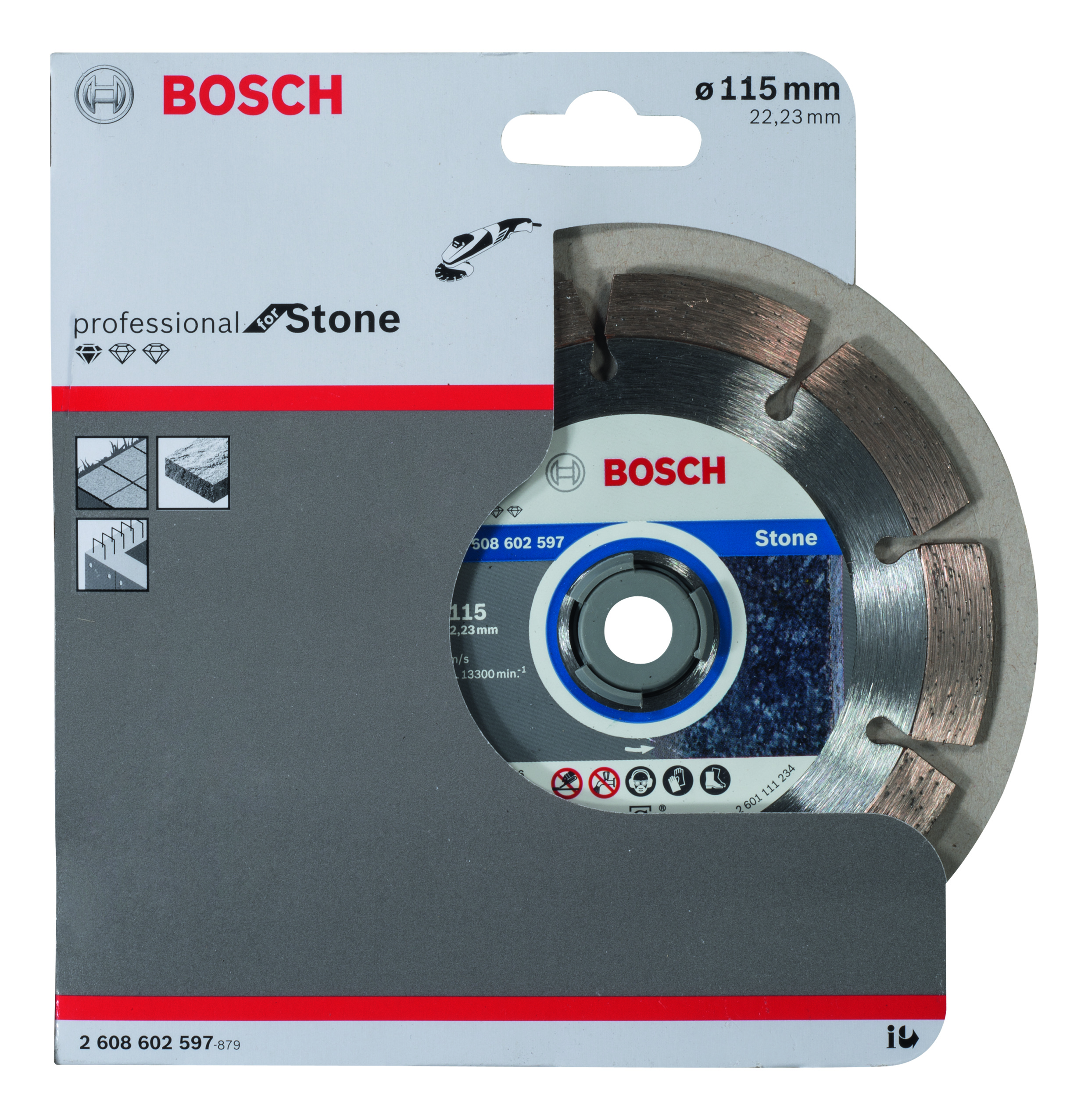 Standard for Stone diamond cutting disc 115 x 22,23 x 1,6 x 10 mm
