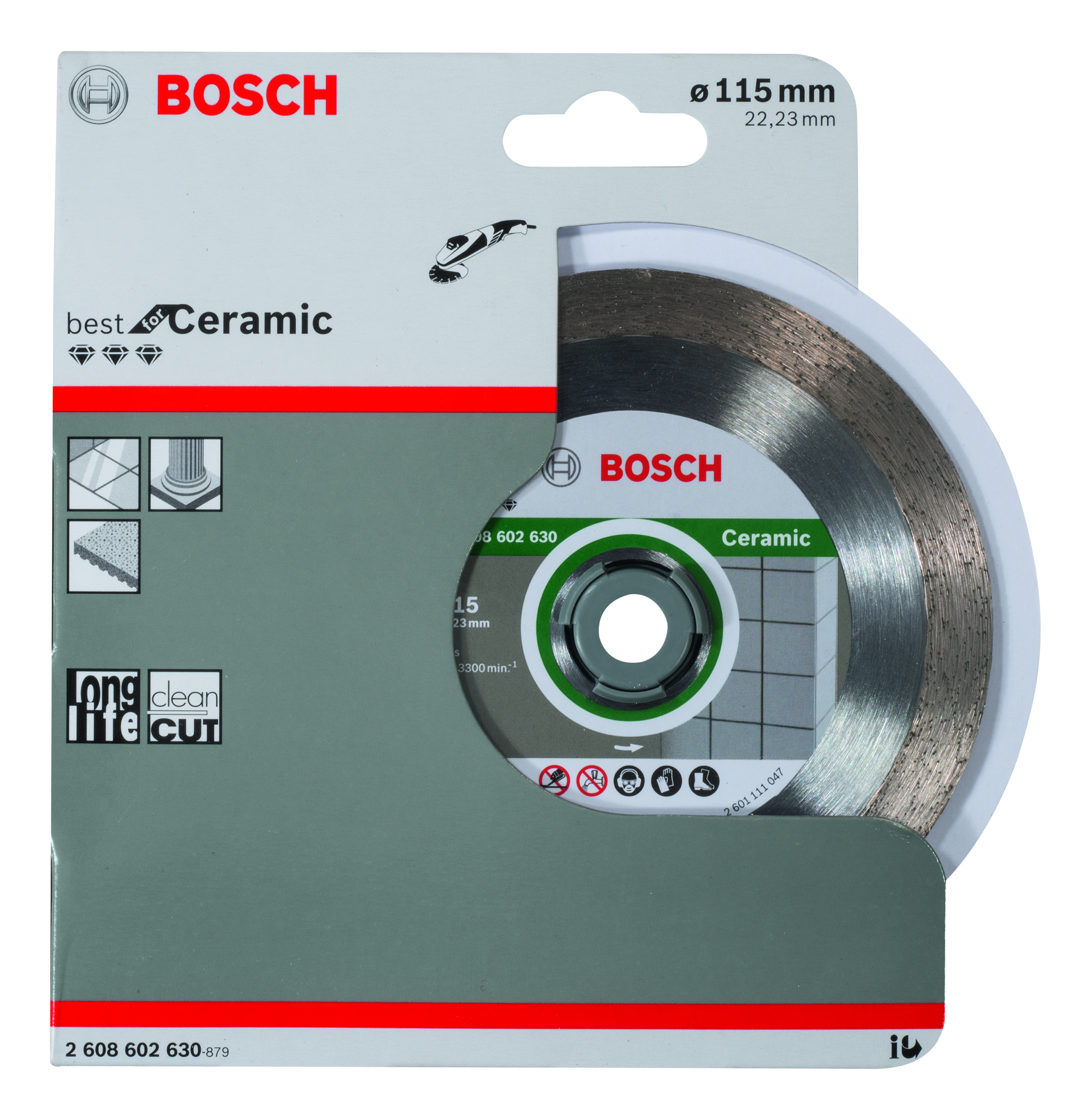 Diamond cutting disc Best for Ceramic 115 x 22,23 x 1,8 x 10 mm