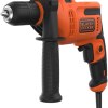 Black+Decker 500W Corded Hammer Drill Power Tool with Side Handle Black+Decker 500W Corded Hammer Drill Power Tool with Side Handle