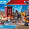 Playmobil Mini Excavator with Building Section Playmobil Mini Excavator with Building Section