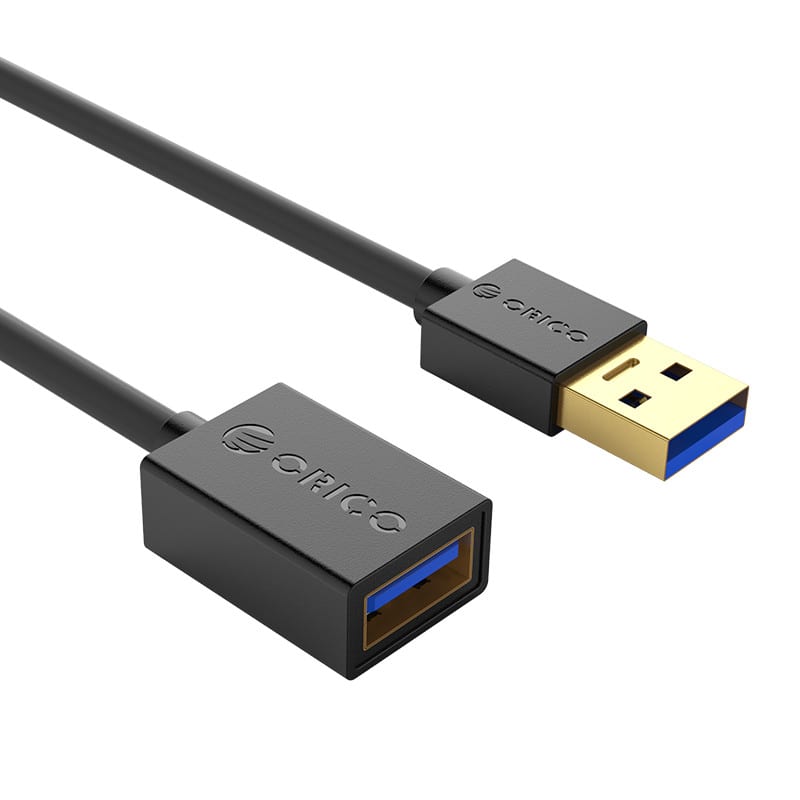 Orico USB3.0 Type-A Male to Female Extention Cable 1.5M – Black