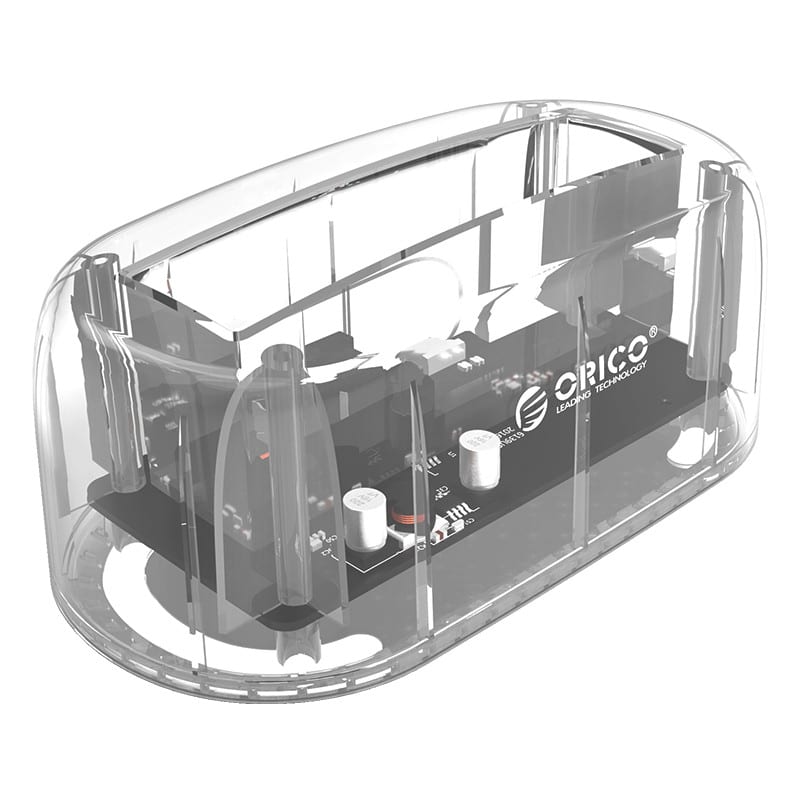 Orico 2.5?/3.5? Transparent Type-C HDD Dock