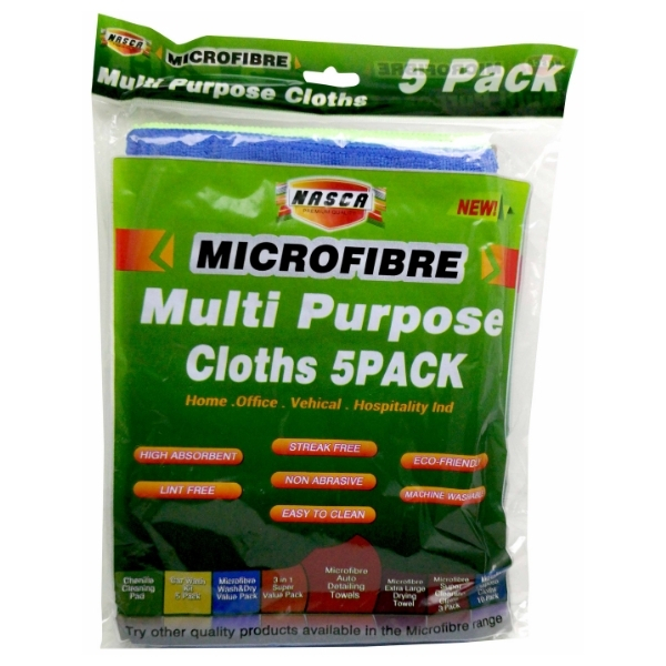 Nasca – Multi Purpose Cloths 300 x 400mm – Pack of 5