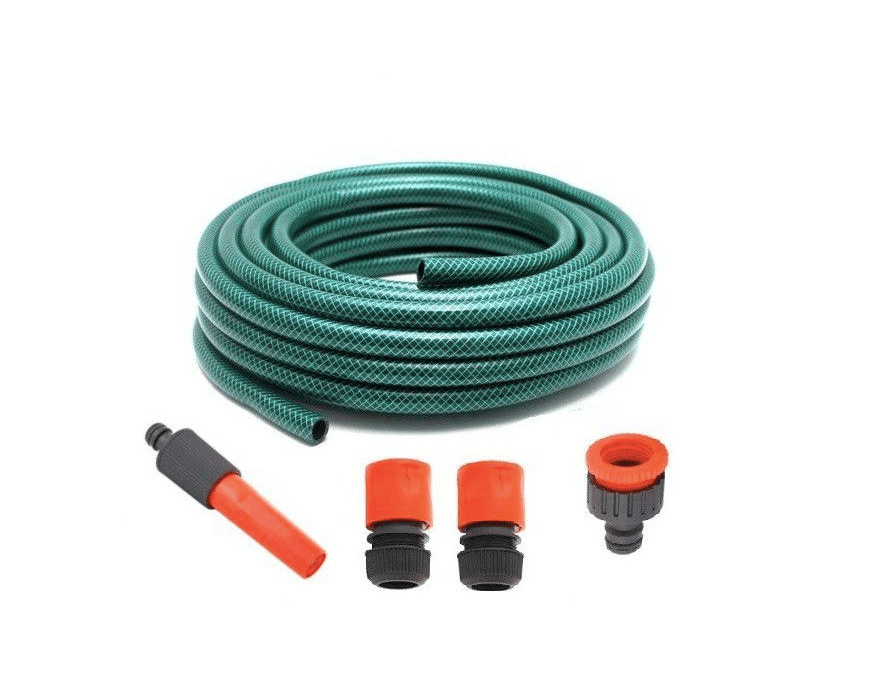 Garden Hose Pipe Set with Attachments – 15m