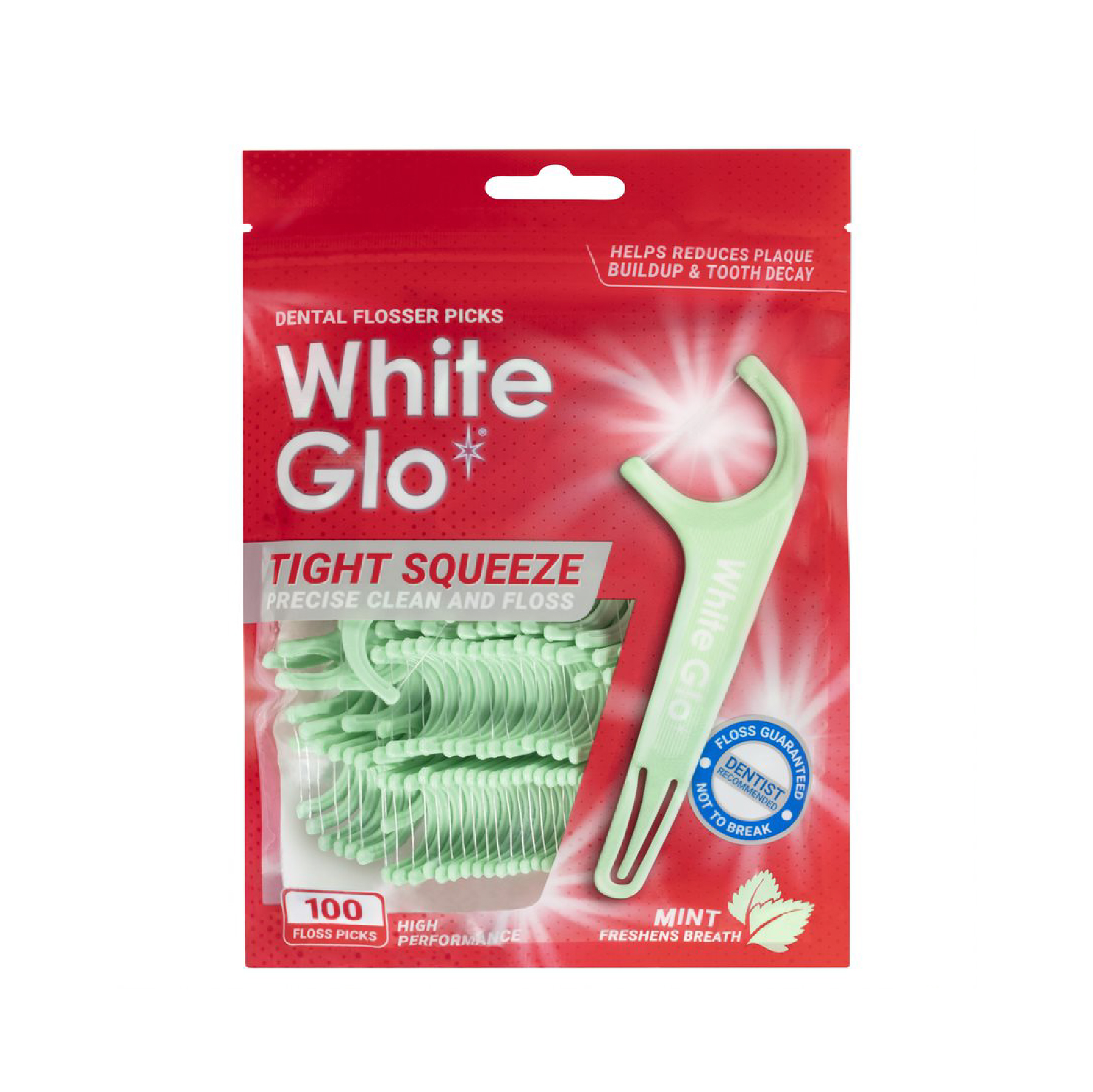 White Glo Toothpicks Tight Fit 100 Pieces