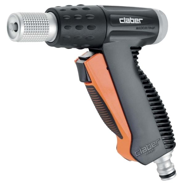 Claber – Spray Pistol with Chrome Metal / Metal-Jet Comfort