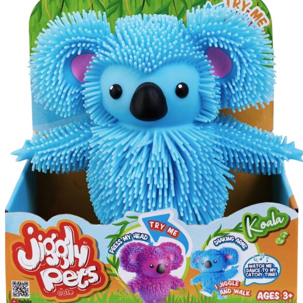 Jiggly Pets – Walking Koala – Parent – Blue – 4 years