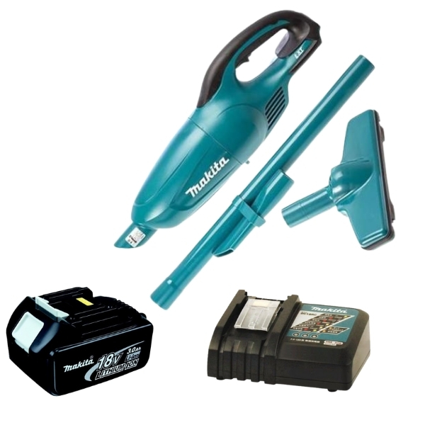 Makita – Cordless Vacuum DCL180Z with Battery and Charger