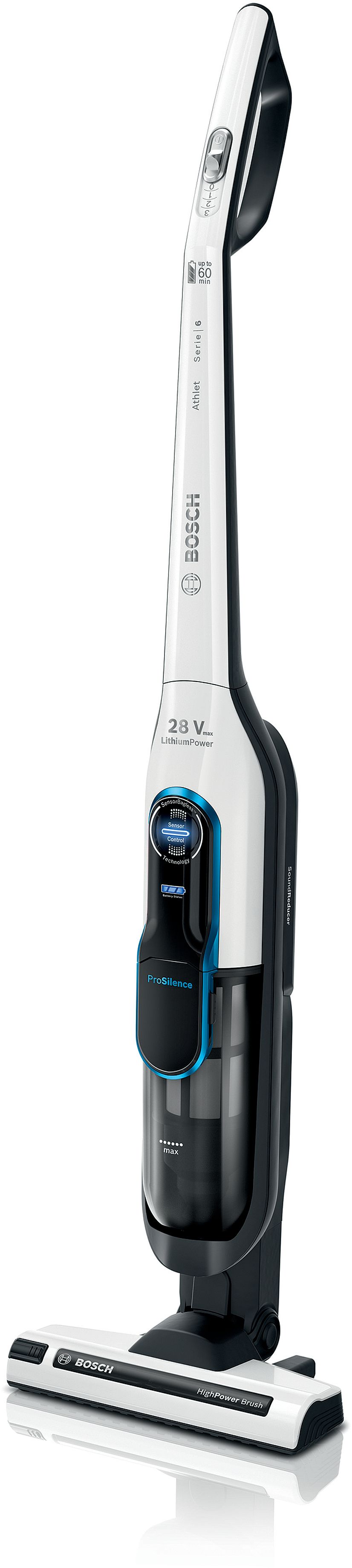 Bosch – Rechargeable Vacuum Cleaner Athlet ProSilence Serie 6 – White