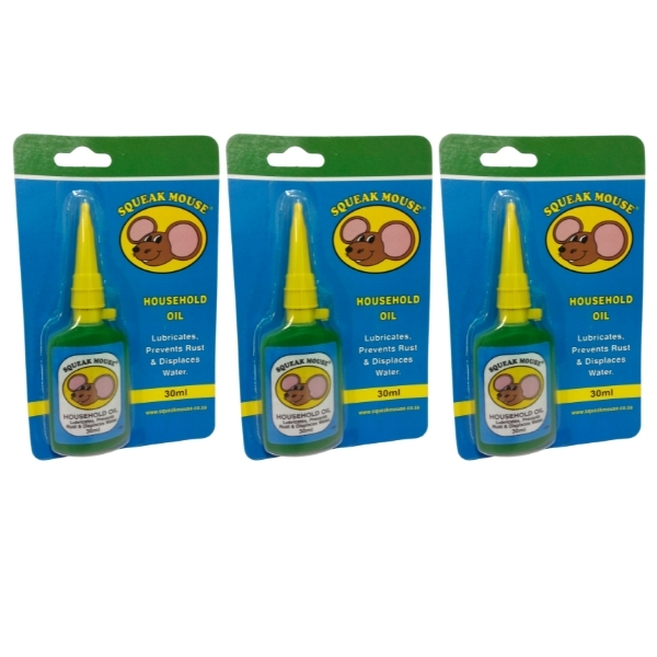 Pratley – Squeaky Mouse Household Oil – Pack of 3 (30ml)