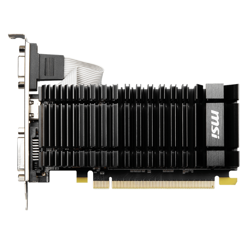 MSI NVIDIA GeForce GT 730 2GB 64-Bit GPU Graphics Card