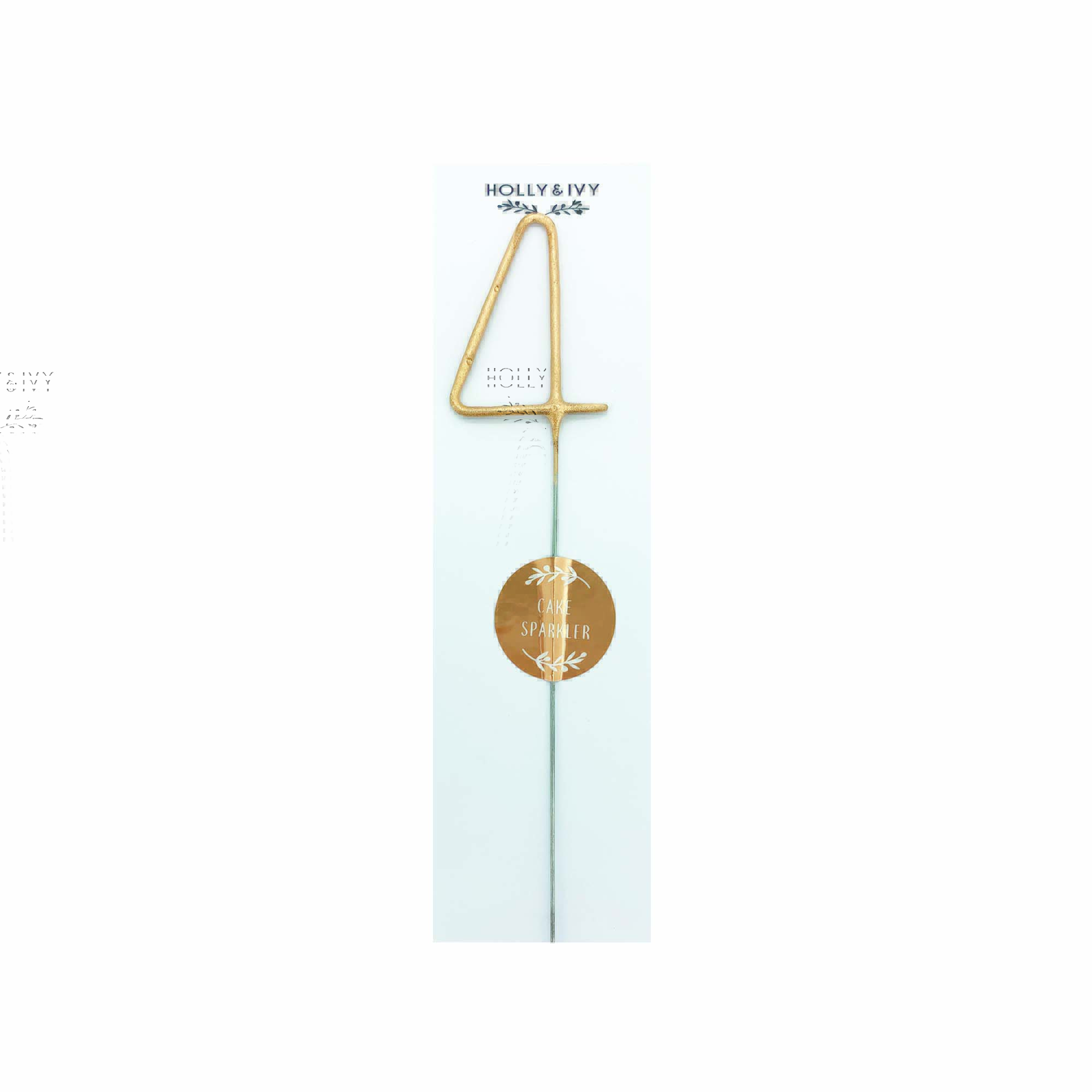 Holly & Ivy Number Sparkler – Four
