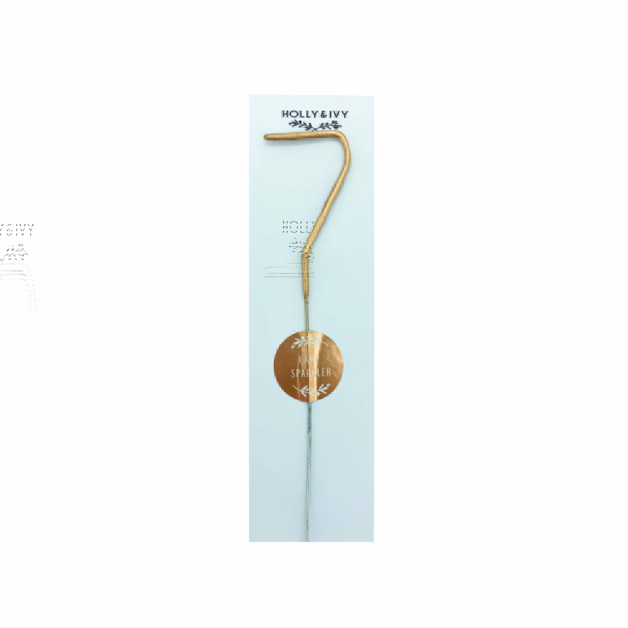 Holly & Ivy Number Sparkler – Seven