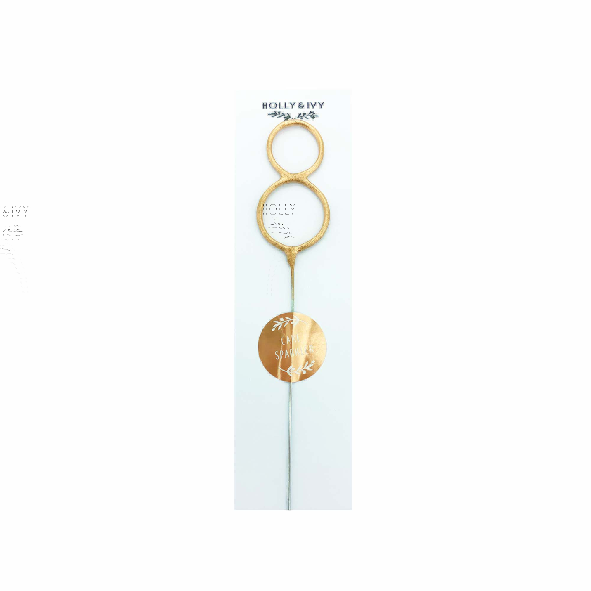 Holly & Ivy Number Sparkler – Eight