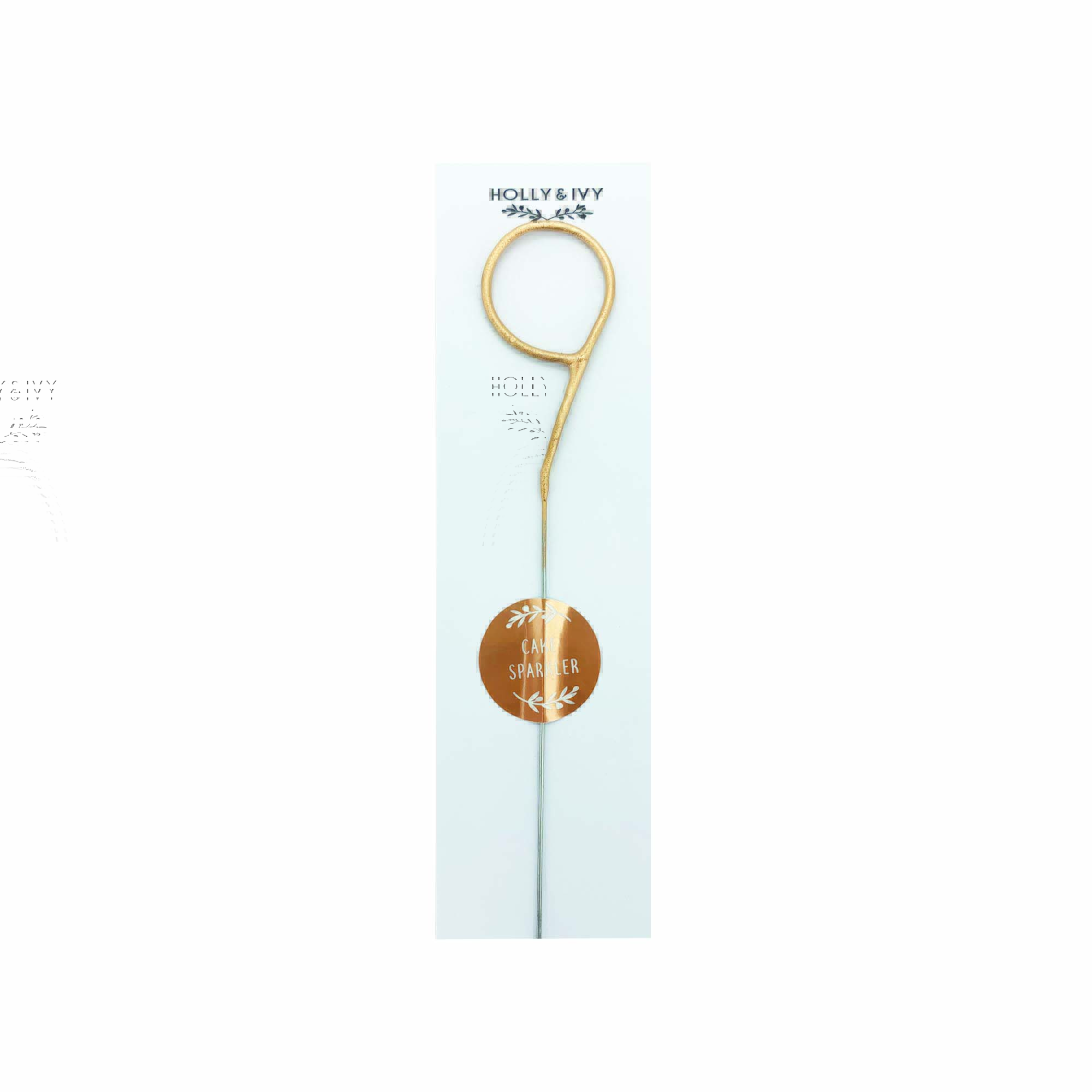 Holly & Ivy Number Sparkler – Nine