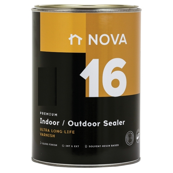 Nova – Indoor / Outdoor Sealer (Ultra Long-Life Varnish) – Mahogany (1L)