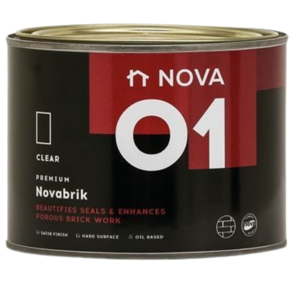 Nova 1 Novabrik – Clear / Satin Finish Brick Sealer – 1 L