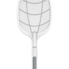 Home Quip USB Rechargeable Mosquito Swatter Racquet – White Home Quip USB Rechargeable Mosquito Swatter Racquet – White
