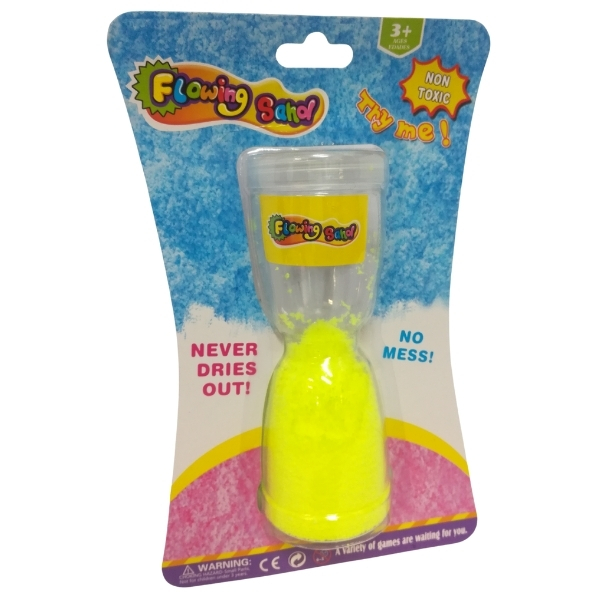 SourceDirect – Flowing Sand Hour Glass – 15cm – Yellow