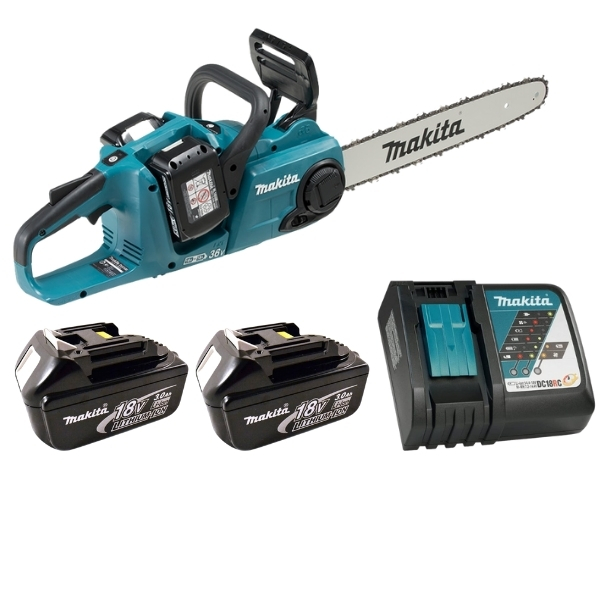 Makita – Cordless Chainsaw DUC400ZB Including 2 x Battery and 1 x Charger