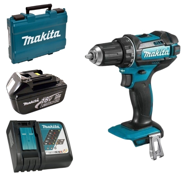 Makita – Cordless Impact Drill Including Battery and Charger