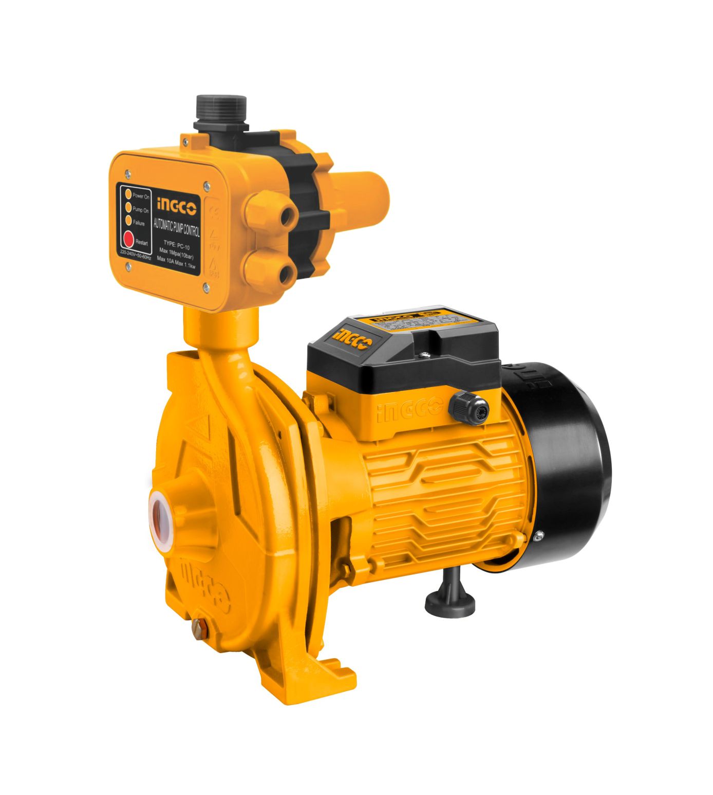 Ingco Centrifugal Pump 1.5kw with Automatic Pump Control 2HP