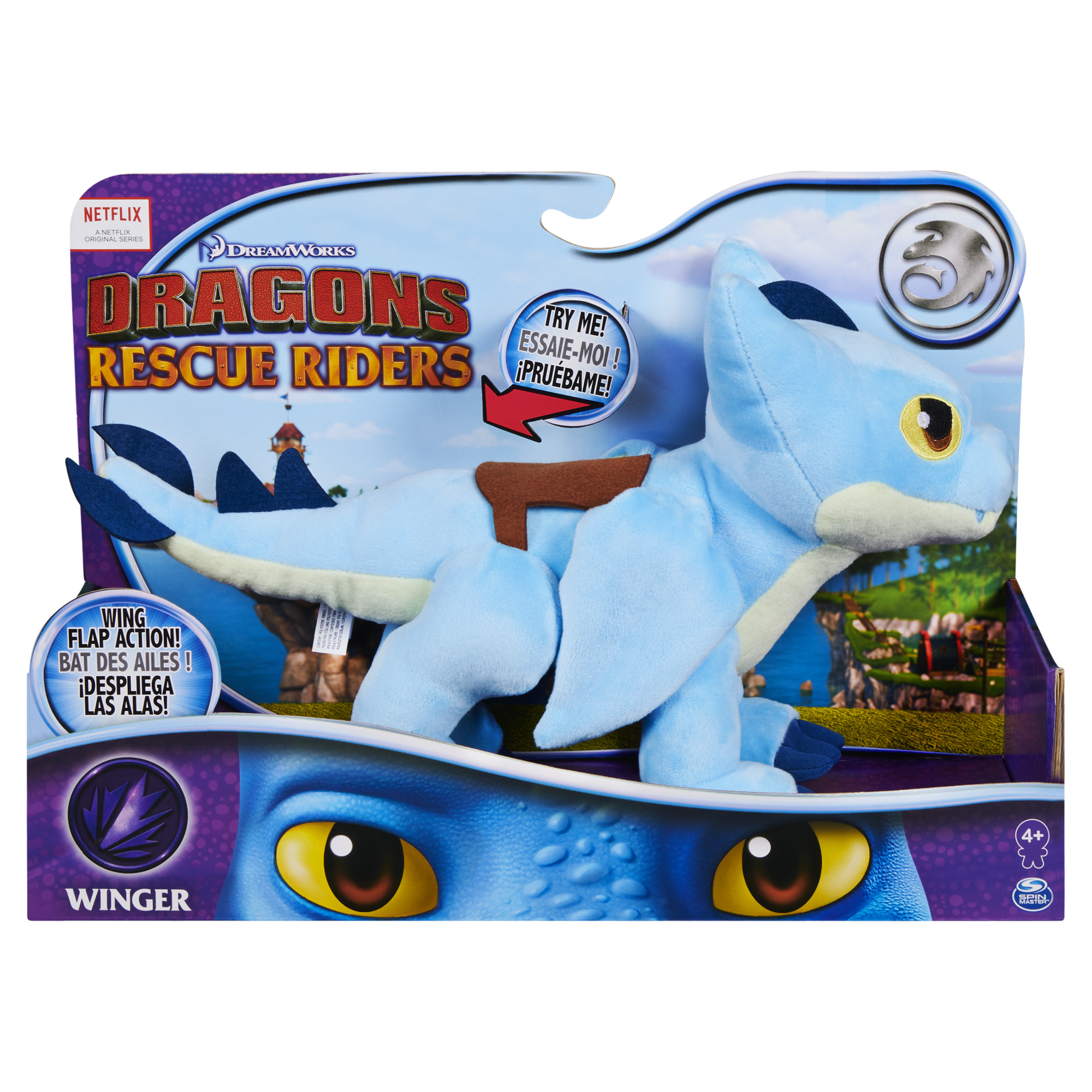Dragon Rescue Riders Feature Plush Winger
