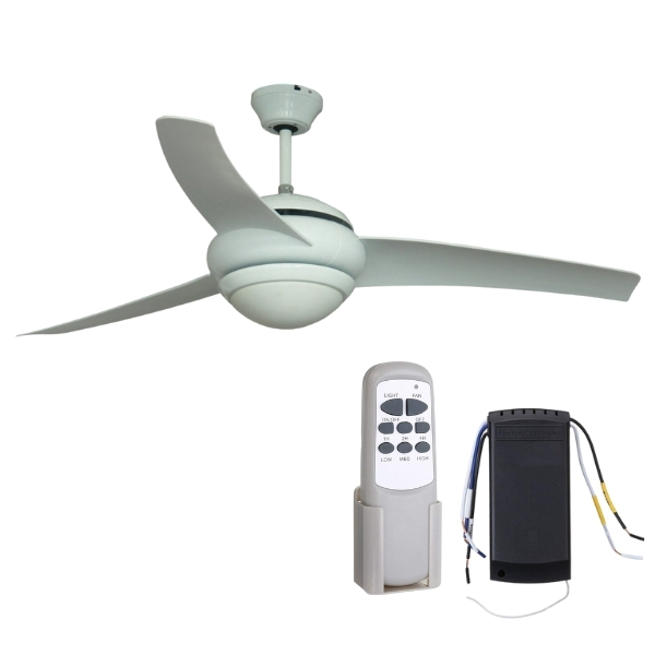 Waco – Ceiling Fan /Decorative LED Ceiling Fan with Infrared Remote – White