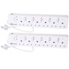 Waco – 12 Way Multiplug with Shutters – Pack of 2 Waco – 12 Way Multiplug with Shutters – Pack of 2