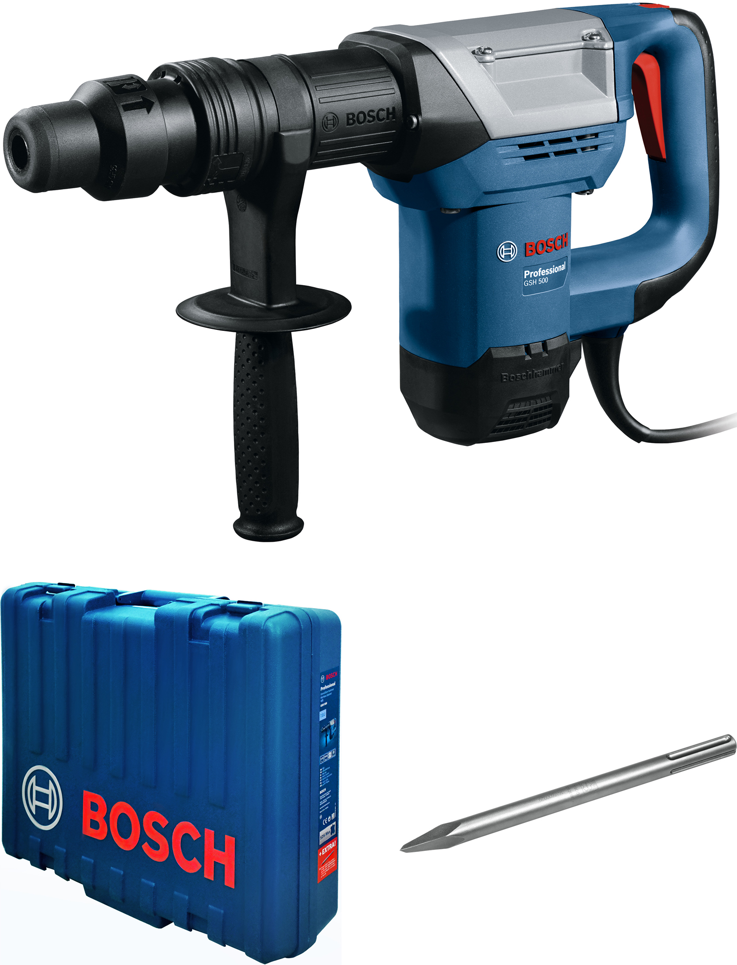 1100 W, 7.8 J, 5.6kg, 1x chisel, SDS max