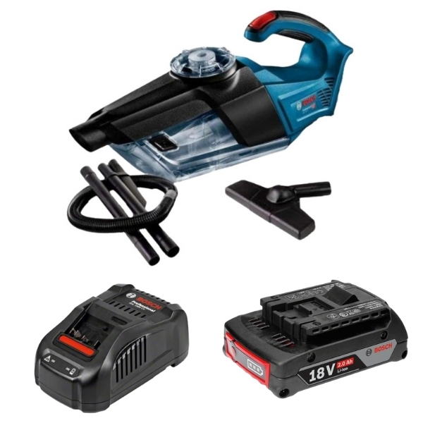 Bosch – Cordless Vacuum Cleaner GAS 18V-1 Including Battery and Charger