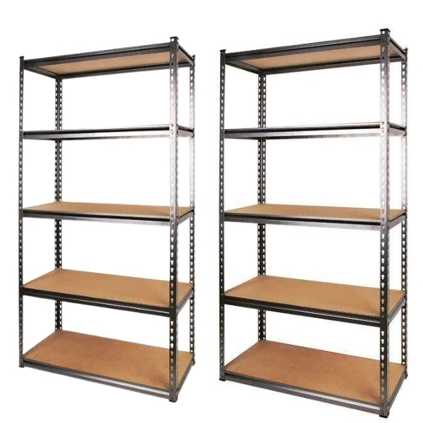 MTS – Steel Shelving /5 Tier Steel Shelving 86.5 x 35.5 x 183cm – Pack of 2