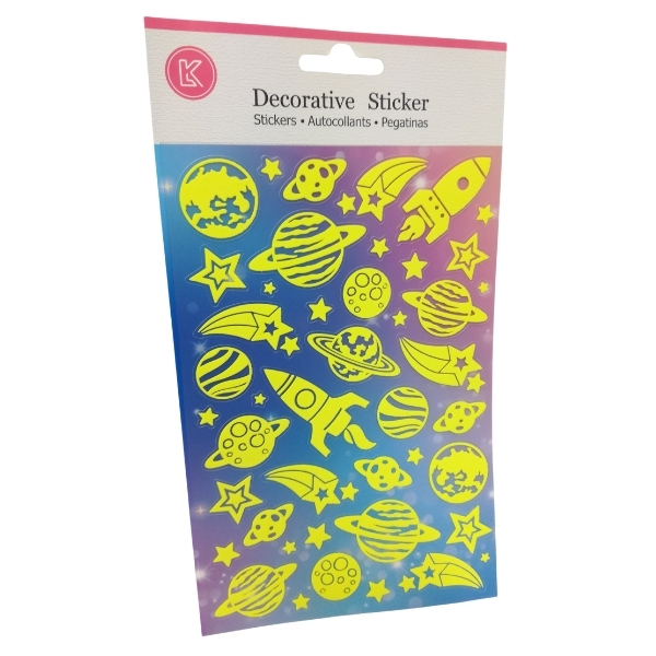 SourceDirect – Stickers / Glow-in-the-Dark Stickers – Planets and Rockets