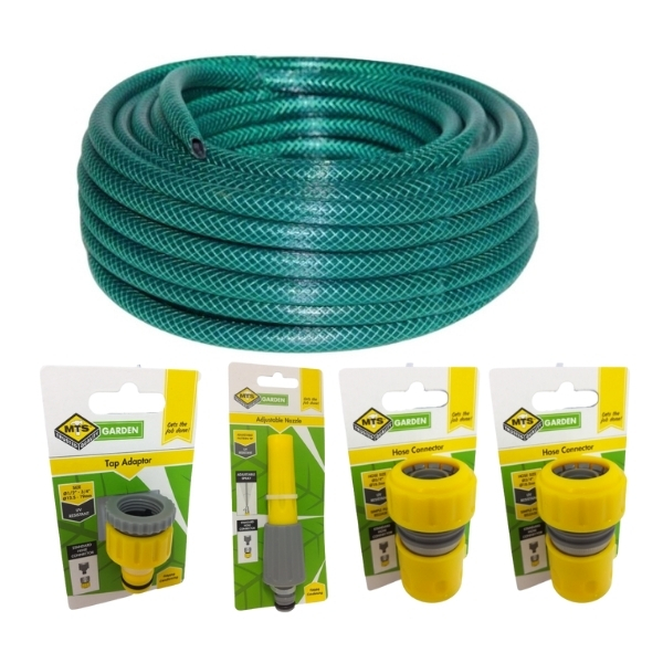 MTS – Garden Hose Pipe (20mm x 30m) with Fittings