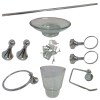 Regal – Bathroom Set / Roman White/Chrome Bathroom Set – 6 Piece Regal – Bathroom Set / Roman White/Chrome Bathroom Set – 6 Piece