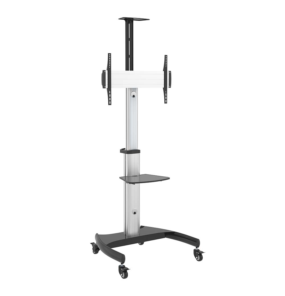 37 – 70” Aluminium Mobile AV Trolley